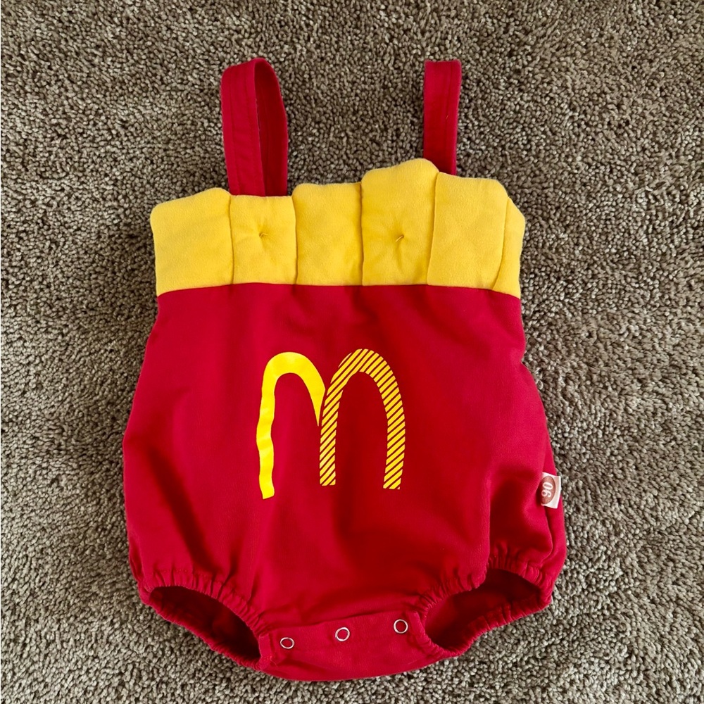 French fry costume Baby Romper